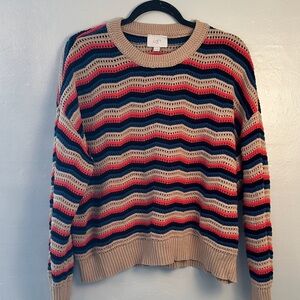 Loft outlet open knit sweater Size XLarge
